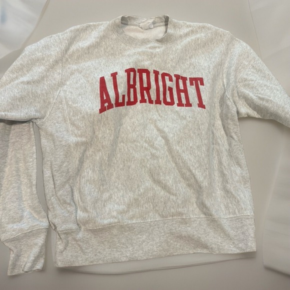 Champion Other - Vintage Champion Reverse Weave ALBRIGHT Heather Gray Sweatshirt M Cotton
